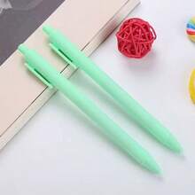 Pink Gel Pens, Black Ink, 6pcs/Pack, 0.5mm Fine Tip Retractable Pens, Quick-Drying Cute & Stylish, Suitable For Women, Teachers, Nurses, Office And School Use - Sets - View 6