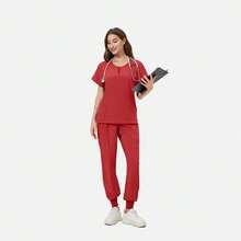 Scrub Sets - Red - View 2