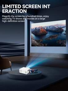Mini Projector 1080P HD Portable Movie Video Projector - White-full Color - View 9