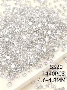 DMC SS6-SS20 Flatback Crystal Rhinestones Premium Crystal Rhinestones Suitable For Nail Art, Phone Cases, Shoes, Clothing, Handmade DIY Decoration - Multicolor - View 15
