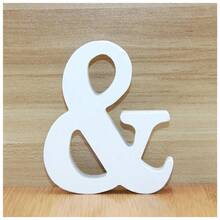 6 Inch White Wooden Letters, Unfinished Wooden Letters, Suitable For Wall Decoration, Standing Decorative Letters, Sliced Sign Decoration, Can Be Used For Crafts, Home Party Projects, Birthdays, Graduations, Etc., The Best Gift Choice. - 1PC - View 18