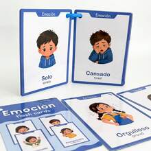 Lachilly Spanish Language Learning Flashcards 7 Themes Fruits Vegetables Food Animals Daily Activities Etc. Preschool Kindergarten Education Learning Cards Spanish Language Learning Materials - Multicolor - View 10