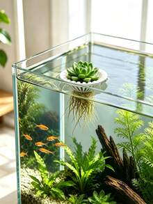 Giỏ trồng thủy canh nổi, giá đỡ canh tác không đất cho cây trầu bà và cây mọng nước, giá treo cây cảnh thủy sinh nổi, chất liệu PLA in 3D, giá đỡ màu trắng, mẫu phổ biến, phù hợp để làm sạch nước và ngăn ngừa thối rễ - Nhiều kiểu dáng - Xem 6