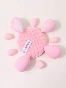 10Pcs Makeup Sponge Set,Soft Elastic Wet‑Dry Dual‑Use Cosmetic Tools For Foundation, Concealer, Makeup Removal - Pink - View 8