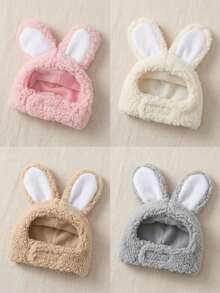 Cat And Dog Rabbit Ear Pet Hat, Soft Plush Rabbit Ear Headpiece, Long 3D Ears, Elastic Fit Pet Costume Accessory, Suitable For Cosplay, Party And Photography - Multicolor - View 5