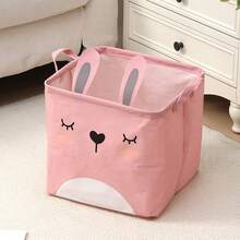 Animal Pattern Storage Basket, Foldable Portable Fabric Organizer Box, Storage For Toys, Clothes And Miscellaneous Items - Multicolor - View 11