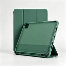 Case For IPad Pro 11 Inch Case 4th/3rd/2nd Generation 2022/2021/2020, Soft TPU Protection, Pencil Holder, Tri-Fold Stand, Auto Wake/Sleep, Shockproof Lightweight - Solid Color - View 9