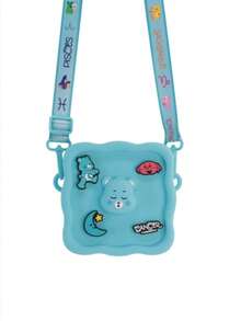 Care Bears DIY Silicone Crossbody Bag, 12 Zodiac Mini Cartoon Shoulder Bag, Adjustable Wide Strap Portable Coin Card Small Handbag Accessory - Multicolor - View 14