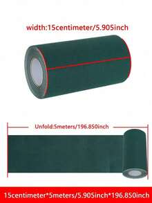 1 Roll Artificial Turf Self-Adhesive Seam Tape, Turf Carpet Connection Tape Suitable For Artificial Turf Carpet, Self-Adhesive Artificial Turf Tape Suitable For Lawn Garden Carpet, Connecting Outdoor Carpet - Army Green - View 11
