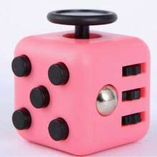 1pc Classic Stress Relief Magic Cube Toy, Portable Pocket Finger Cube, Adult & Teenager Office Desk Relaxation Sensory Toy - Multicolor - View 9