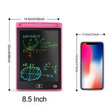 1PC 8.5/12 Inch LCD Writing Tablet For 3-8 Year Olds Electronic Drawing Pad Doodle Board Educational Toy For Kids - Pink - View 9