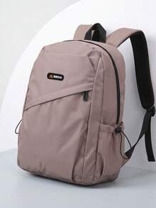 Men's Large Capacity Casual Backpack, School Bag For Middle School, High School And College Students, Daily Commute Laptop Bag, Outdoor Travel Backpack, Multi-Pocket Zipper Closure Multifunctional Storage Bag, Multiple Colors Available, Collegiate Style - A - View 16