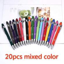 2/10/20pcs Metal Retractable Ballpoint Pens, Smooth Writing Tip, Multi-Color Options, Non-Slip Grip, Suitable For Daily Study, Office, Classroom Notes, Back To School, Christmas Student Office Supplies - A - View 8