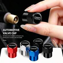 5 buah/1 set Tutup Katup Ban Mobil Logo 4love, Cocok Universal Untuk Semua Mobil, Truk, SUV, Sepeda, Sepeda Motor, Penutup Debu Katup Ban - 5 buah - View 1