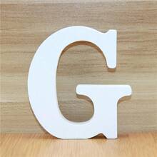 6 Inch White Wooden Letters, Unfinished Wooden Letters, Suitable For Wall Decoration, Standing Decorative Letters, Sliced Sign Decoration, Can Be Used For Crafts, Home Party Projects, Birthdays, Graduations, Etc., The Best Gift Choice. - 1PC - View 27