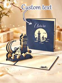 Personalized Custom Classic Style Cartoon Birthday Card, 3D Pop-Up, Cake Gift Fresh Style, Ideal Birthday Card For Children/Grandchildren/Classmates/Nephews/Nieces/Classmates/Best Friends And Family Members On Birthday Occasions, Fresh Handmade Collectible Card, Suitable For Everyone - Single Piece - View 14