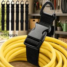 1-Piece Heavy-Duty Adjustable Extension Cord Organizer-Black Durable Polypropylene Cable Holder-Suitable For Studio And Garage Finishing-Tool Belt-Safety Cable Storage-Extension Cord Holder-Tool Storage-Sturdy Structure-Clean Work Area-Durable - one-size - View 2