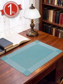 1-12pcs Gold PVC Rectangular Placemats, Minimalist Style Coffee Cup Coasters, Washable, Easy To Clean, Wipeable, Non-Slip, Heat Resistant, Suitable For Room Decor, Table Decor, Home Decor, Party Decor, Suitable For Holidays, Parties, Gatherings, Birthdays, Weddings, Gifts, Presents, Dinners, Outdoor, Picnics. - Multicolor - View 16
