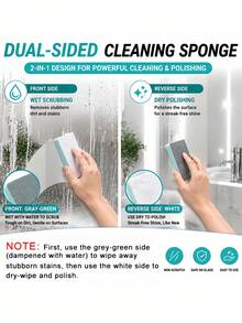 Glass Cleaning Brush, Multi-Functional Window Glass Cleaning Tool, Reusable Cleaning Cloth Towel, Home Use, Bathroom Mirror, Shower Room, Tile, Bathroom Home Halloween Decor, Bathroom Accessories, Travel Essentials - One Size Fits All - View 10