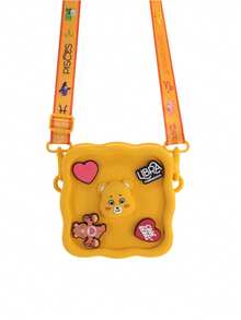 Care Bears DIY Silicone Crossbody Bag, 12 Zodiac Mini Cartoon Shoulder Bag, Adjustable Wide Strap Portable Coin Card Small Handbag Accessory - Multicolor - View 19