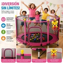 Leisure Trampoline - White - View 2