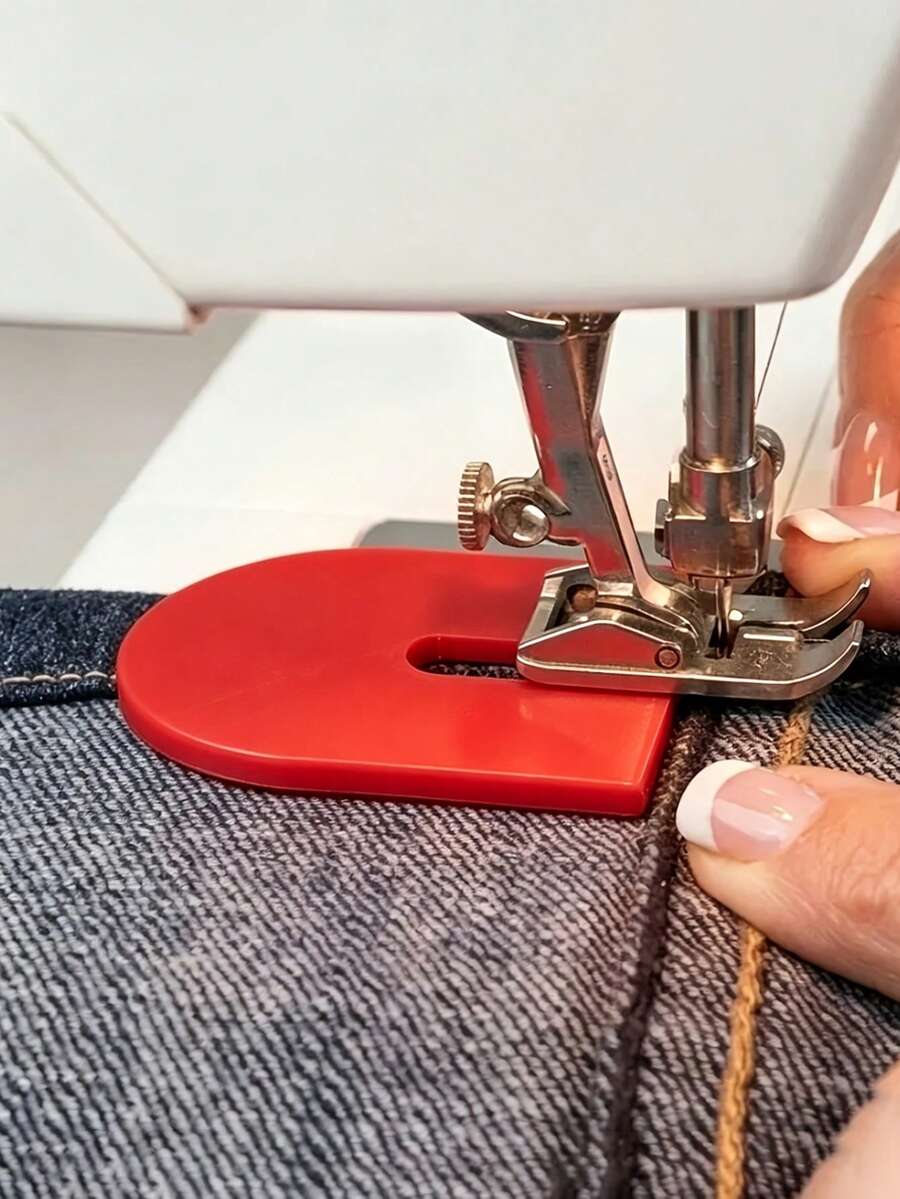 1/2pcs 3mm Thickened Sewing Machine Jump Stitcher, Thick Sewing Transition Spacer, Presser Foot Auxiliary Positioning Block, Smooth Sewing Tool For Denim/Zipper/Binding/Multi-Layer Fabrics, Essential For Home Clothing Alteration