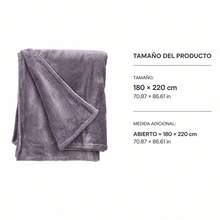 Soft Polyester Throw Blanket For Bed And Sofa In Various Sizes And Grey Or Pink Colors, Warm Lightweight Cover - Grey - View 5