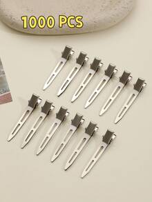 100pcs 5.5cm Fluffy Hair Root Clips, Designed For Hair Salons, High Quality. DIY Hair Styling Tool, Easily Create Voluminous Hair Roots, Add Hair Texture, Perfect Choice For Hair Styling - Silver - View 15