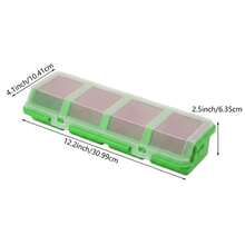 Multi-Compartment Screw And Small Parts Organizer Box, Durable Plastic Hardware And Jewelry Storage Box, Used For Storing Screws, Hardware, Bolts, Nuts, Nails And Tools, With Lid Sorting Box, For Organizing Garage Workbench, Tool Accessories, Small Items - Multi-color - 4-compartment Storage - View 11