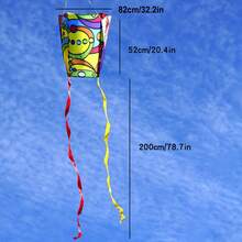 Colorful Mini Soft Kite, Comes With 30m Flying Line, Ideal For Outdoor Recreation, Kite Winder In Random Color Shipped - Colorful Style 4 - View 3