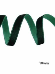 3 Rolls Velvet Ribbon, 1cm Wide, 600cm Total Length, Premium Christmas Ribbon For Christmas Tree Decoration, Gift Wrapping, Wreath Accents - Multicolor - View 9
