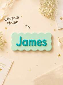 Personalized Name Badge Cute Accessory For Backpacks/School Bags, Custom Name And Id Tags Back-To-School Gift For Family And Friend And Christmas Gift - Multicolor - View 10