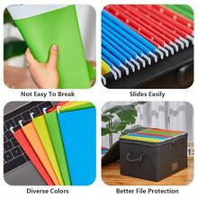 Fireproof Document Box, Fireproof File Boxs With Lock, Collapsible Storage Boxs With Zippers And Inserts Bag, Portable Home Office  Box For Letter/Legal Folder Pink (With Suspension Files) - With Suspension Files - View 4