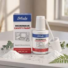 jakehoe Microwave Oven Cavity Coating Paint, Covers Small Scratches And Minor Dents On Inner Walls, Suitable For Heat-Resistant Microwave Environments, Creates Uniform Inner Wall Surface, Presents Clean White Appearance, Home Appliance Refurbishment, Scratch And Paint Loss Repair Coating - A - View 6