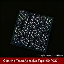 60/100/200pcs Transparent Nano Acrylic Double Sided Tape, Waterproof Removable, Suitable For Posters And Museum Displays, Easy Tear & Stick, Back To School Season - A - View 10