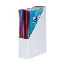 LANDRÉ - Raccoglitore formato A4, in cartone resistente, 7 cm di larghezza, 5 pezzi, colore: Bianco - 7 cm - Visualizzare 5
