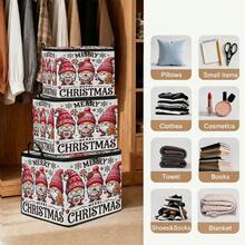1pc Large Capacity Star-Shaped Lid Storage Box, Foldable Organizer Bin, Suitable For Blankets And Quilts, Equipped With Durable Zipper, Perfect Holiday Home Gift, Can Be Used For Under-Bed Storage. Organizer Bin With Lid, Storage Box With Lid, Extra Large Quilt Organizer, Storage Box With Lid, Storage Box, Storage Box With Lid, Storage Cabinet, Medicine Storage Box, Box-Style Storage, Storage Bin, Cabinet - Multicolor - View 10
