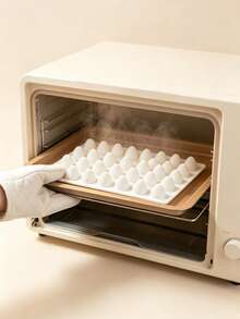 35-Cavity 3D Raspberry Silicone Mold, Fondant Chocolate Candy Baking Tool For Cake Cupcake Decor - White - View 7