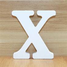 6 Inch White Wooden Letters, Unfinished Wooden Letters, Suitable For Wall Decoration, Standing Decorative Letters, Sliced Sign Decoration, Can Be Used For Crafts, Home Party Projects, Birthdays, Graduations, Etc., The Best Gift Choice. - 1PC - View 9