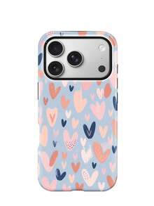 KOOLIFE The Star-Pattern Photo Film Phone Case Is Made Of TPU Material. Its Surface Is Smooth And Hard, Resistant To Scratches, Abrasion, Wear And Tear, And Has Excellent Shock Resistance. This Product Is An Excellent Gift Choice And Is Compatible With Iphone 11, 12, 13, 14, 15, 16, 17 And 18 Series Models (Including Pro And Pro Max Versions). - Pink Blue - View 1