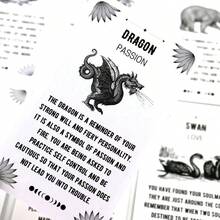 Spirit Animal Oracle Cards A Set 54 Cards Spirit Animal Oracle Decks Positive Spiritual Guidance Board Game Cards The Complete Spiritual Toolkit For Transforming Your Life Fortune Telling Playing Decks - Black - View 5