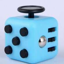 1pc Classic Stress Relief Magic Cube Toy, Portable Pocket Finger Cube, Adult & Teenager Office Desk Relaxation Sensory Toy - Multicolor - View 10