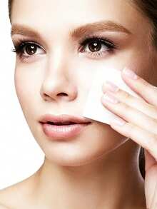 200pcs Pack Of Portable Facial Oil-Absorbing Sheets For Both Men And Women, Includes A Mirror And Makeup Puff; Simple And Easy To Use. - Multicolor - View 7
