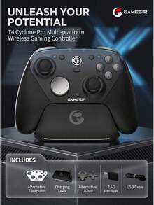 GAMESIR G7 Pro Uranus 8K Polling Rate Gaming Controller | Wired/Wireless Dual-Mode | Bluetooth 5.0 For Steam/PC/Android | Includes Double-Sided Shell & Customizable Back Buttons - View 9