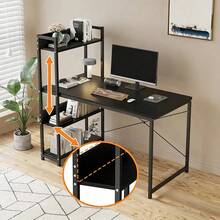 Office Desk - Black - View 5