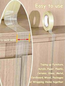 1 Roll RV Awning Repair Tape, Suitable For Waterproof Fabric, Boat Cover, Tent And Canvas. This Waterproof Patch Kit Is Reinforced And Durable. Please Ensure Surface Is Dry Before Application. - Transparent - View 9