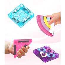 42Pcs Kid Magnetic Block Toy Set,Size 3.75cm(1.5inch) Magnet Toy Building Block Toy,Magnetic Tiles Pink Castle For Girl,Child Activity Brain Toy - Pink - View 13