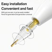 Replacement Metal Nib For Apple Pencil, Wear-Resistant Pencil Tip, Accessory - Multicolor - View 3