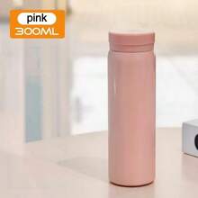 1pc 300ml Stainless Steel Insulated Tumbler, Hot & Cold Coffee Cup, Multiple Colors Available, Compact Portable Pocket Cup, Leak-Proof, Suitable For Coffee And Juice - Multicolor - View 9