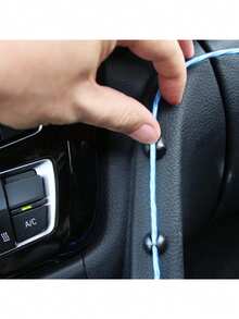 10 Pieces Cable Clasp Set For Car Dashboard - Streamlines Charging & Audio - Versatile Organizer Clips For A Clutter-Free Ride With Secure Phone Charging - A - View 5